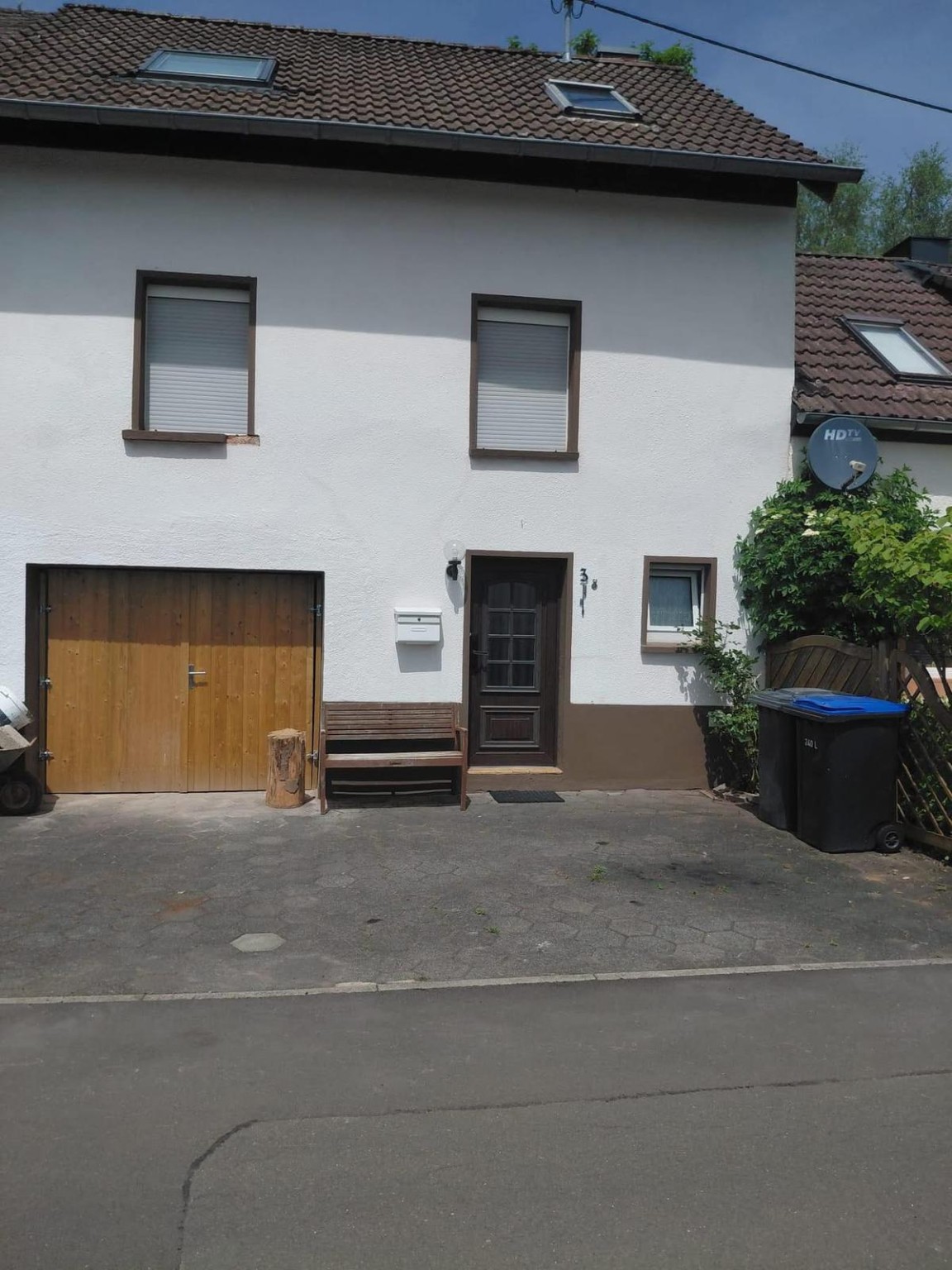Voorgevel vakantiewoning
